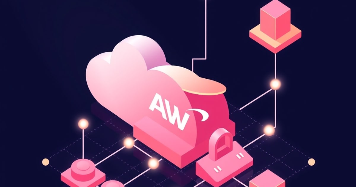 Isometric vector illustration representing cisa contractor exposed aws govcloud admin keys and plaintext passwords on public github repo